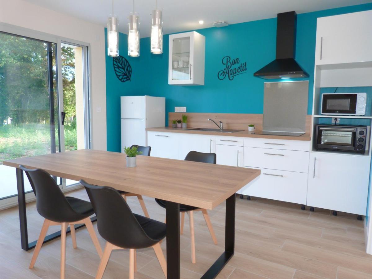 Lumineuse Maison Neuve, Cosy,67M², 2 Chambres/6 Couchages 1Km Lac, 200M Du Bourg. Vue Paisible, Sur La Nature Saint-Pardoux  Ngoại thất bức ảnh